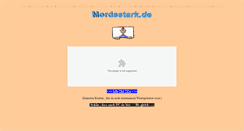 Desktop Screenshot of mordsstark.de